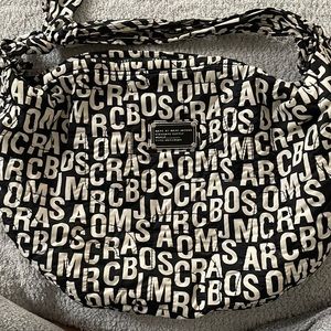 Marc Jacobs black and white hobo bag